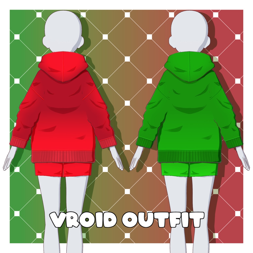 マリオ/ルイージフーディ【VRoid】 (Mario/Luigi Hoodie)