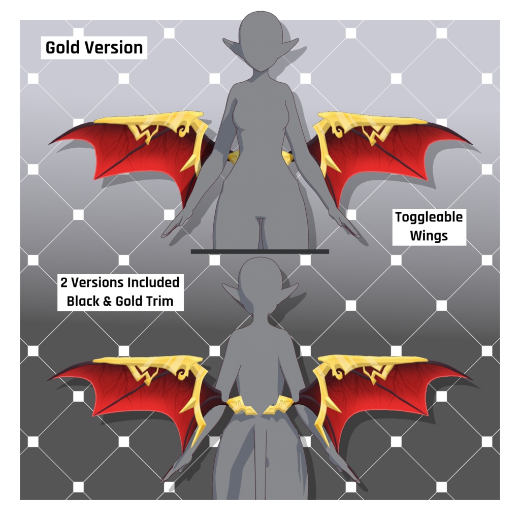 デーモン – ゴブリングリーン【カスタマイズ可能】【VRoid】 (Demon – Goblin Green)