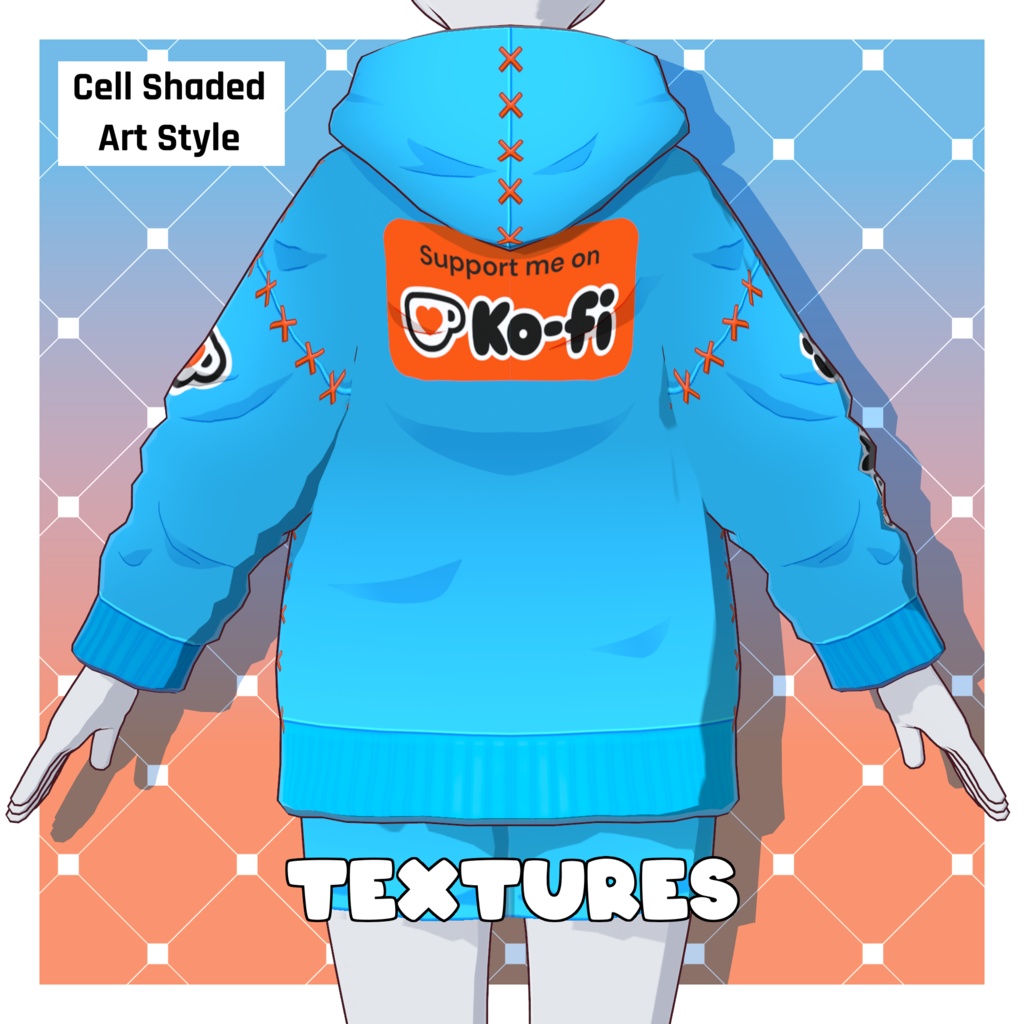Ko-Fiサポーターフーディ【VRoid】 (Ko-Fi Supporter Hoodie)