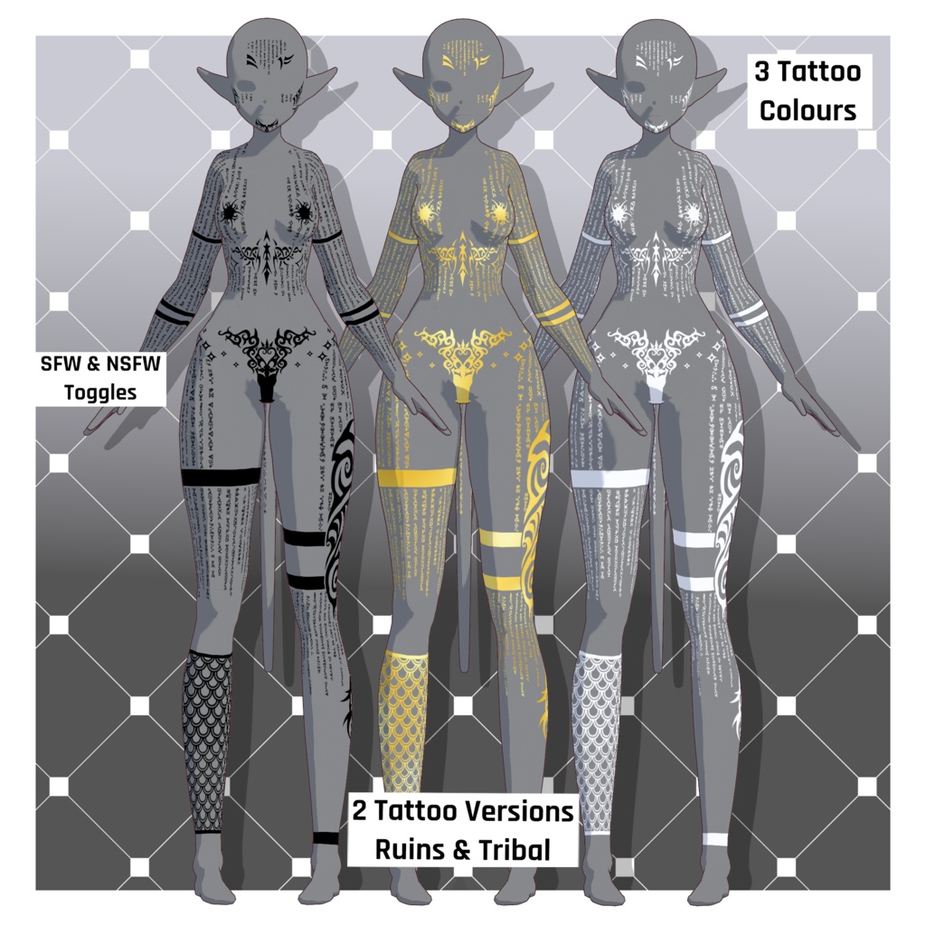 デーモン – クイーン【カスタマイズ可能】【VRoid】 (Demon – Queen)