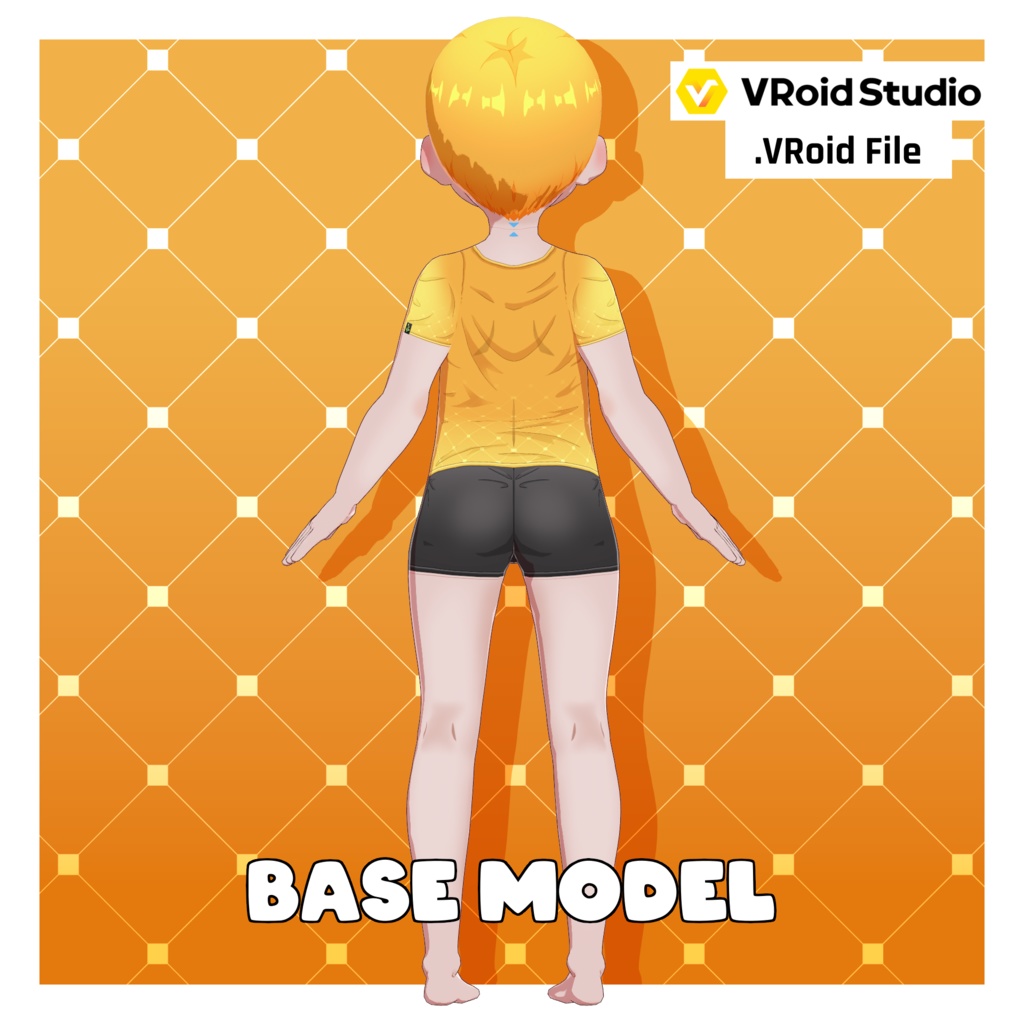 アニメ体型プリセット – チビ少年【VRoid】 (Anime Base – Boy Chibi)