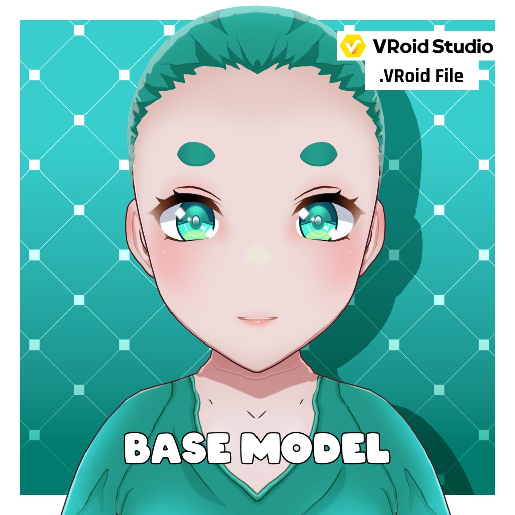 アニメ体型プリセット – ティーンガール・ぽっちゃり【VRoid】 (Anime Base – Teen Girl Chubby)