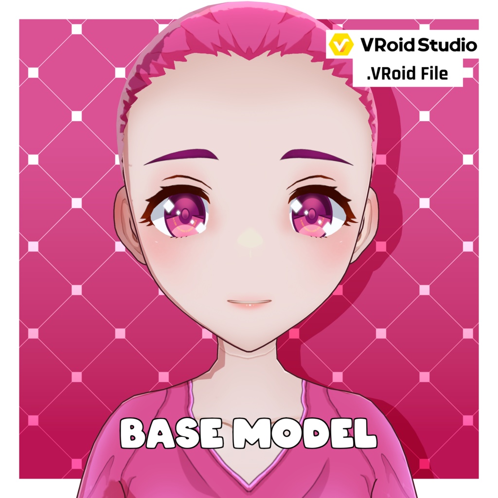 アニメ体型プリセット – ティーンガール【VRoid】 (Anime Base – Teen Girl)