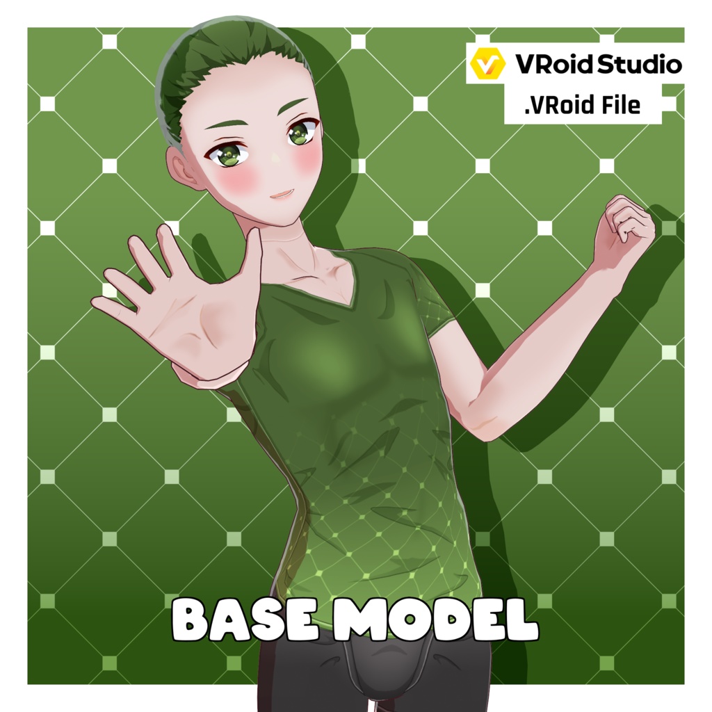 Anime Base - Teen Boy [VRoid Preset/プリセット]