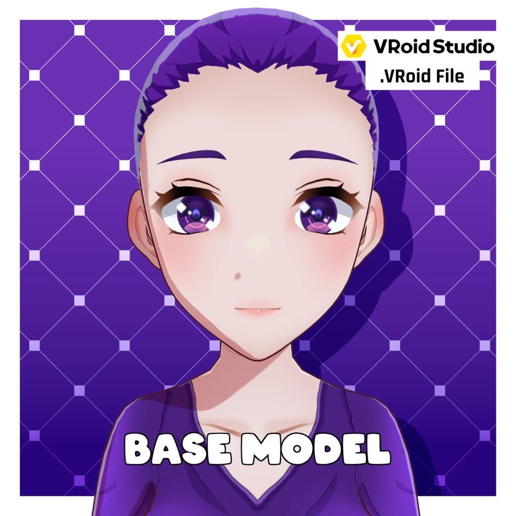 アニメ体型プリセット – 女性・カーヴィー【VRoid】 (Anime Base – Woman Curvy)