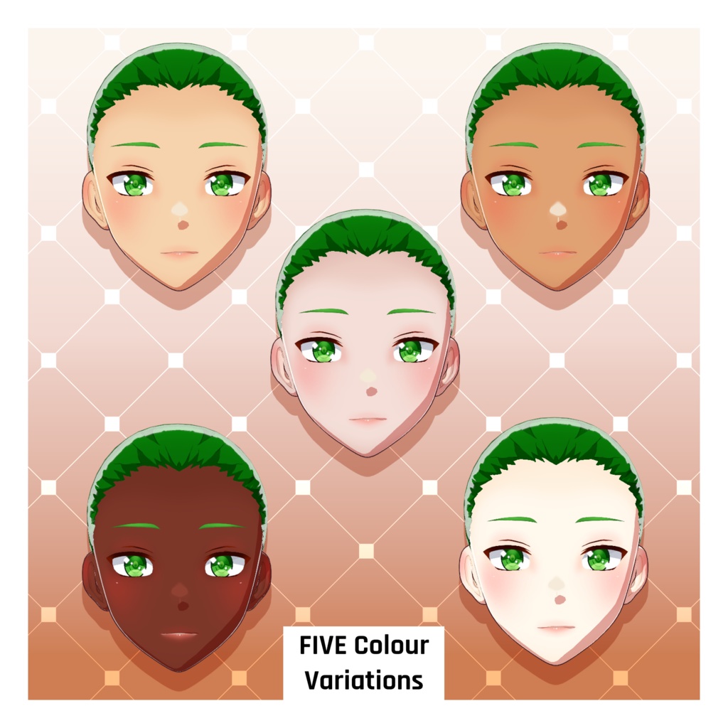 アニメ体型プリセット – 成人女性【VRoid】 (Anime Base – Woman Adult)