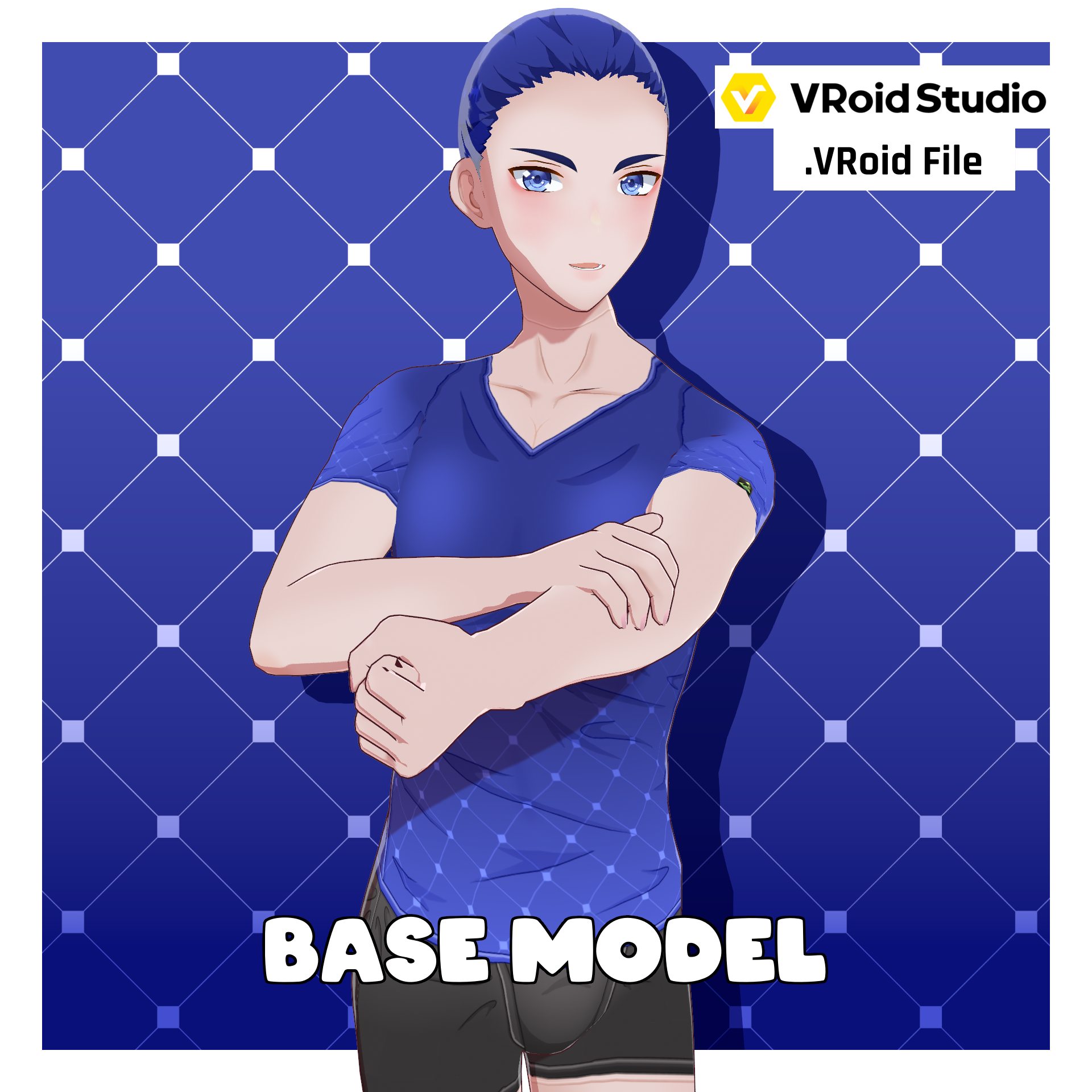 Anime Base - Male - Adult [VRoid Preset/プリセット]