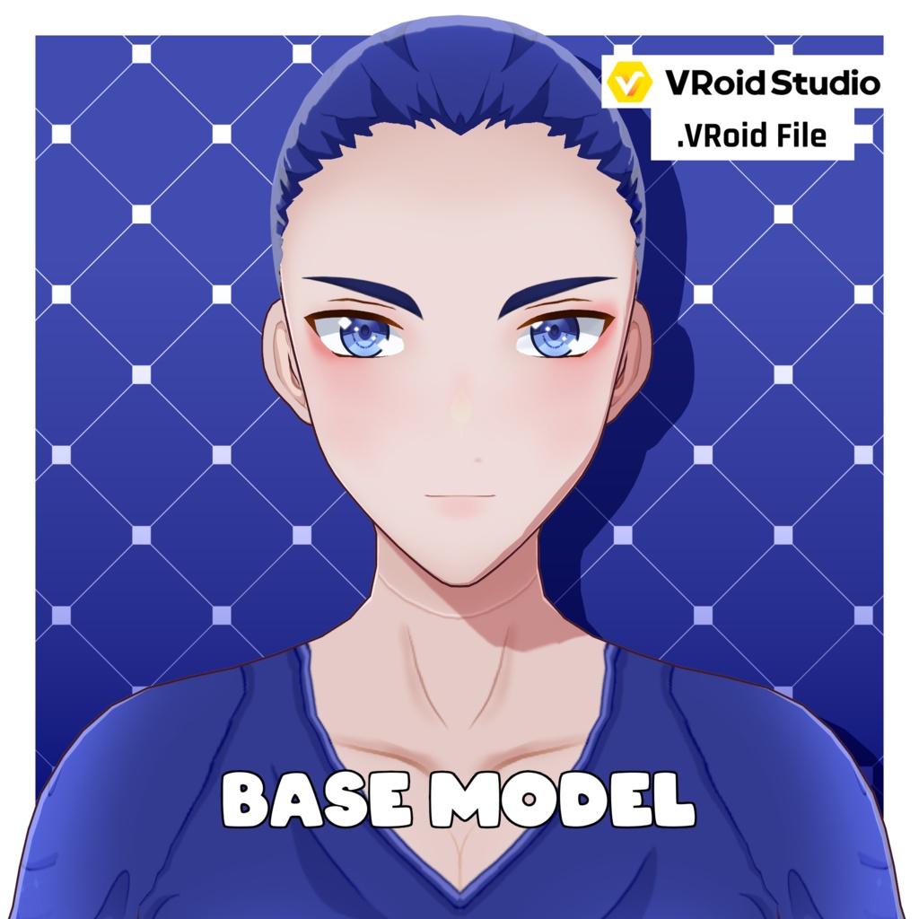 アニメ体型プリセット – 成人男性【VRoid】 (Anime Base – Male Adult)