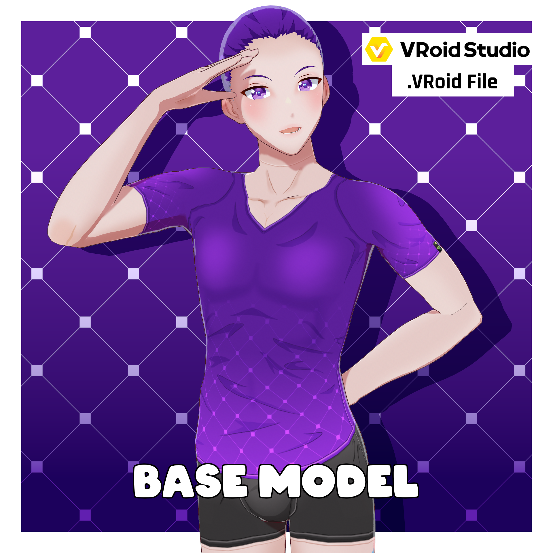 Anime Base - Man - Tall [VRoid Preset/プリセット]