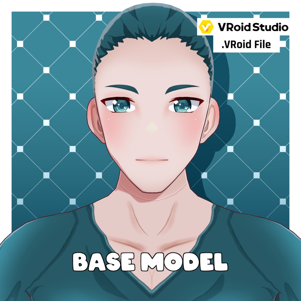 アニメ体型プリセット – ハンサム男性【VRoid】 (Anime Base – Man Handsome)