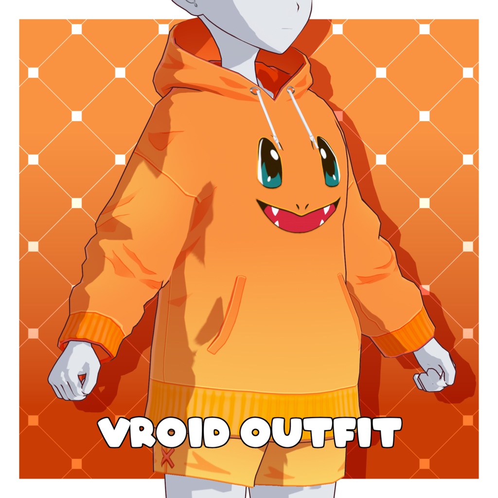フーディセット – ポケモン【VRoid】 (Hoodie Set – Pokémon)