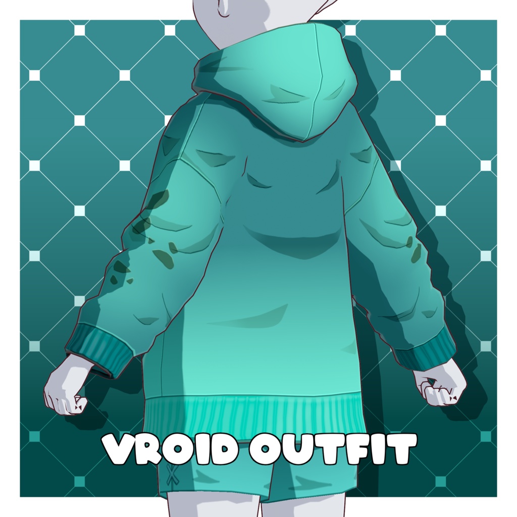 フーディセット – ポケモン【VRoid】 (Hoodie Set – Pokémon)