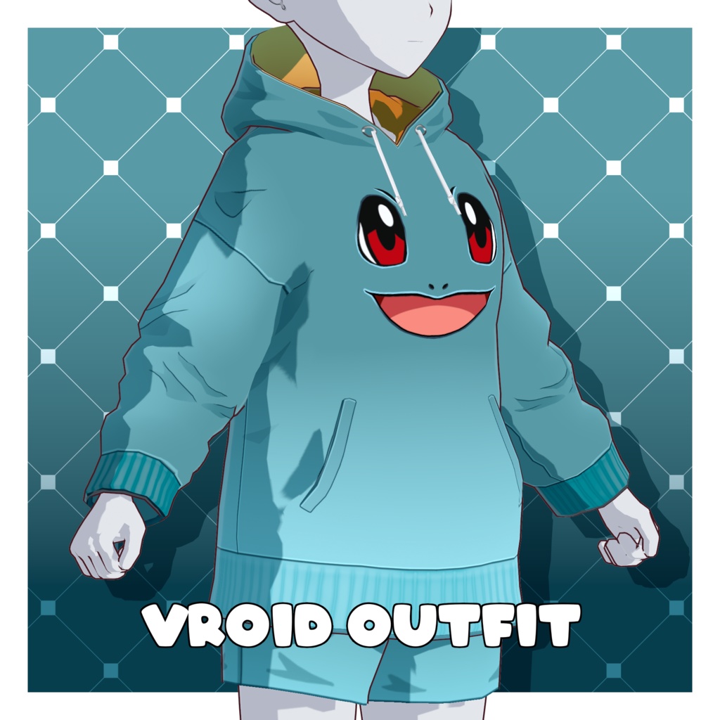 フーディセット – ポケモン【VRoid】 (Hoodie Set – Pokémon)