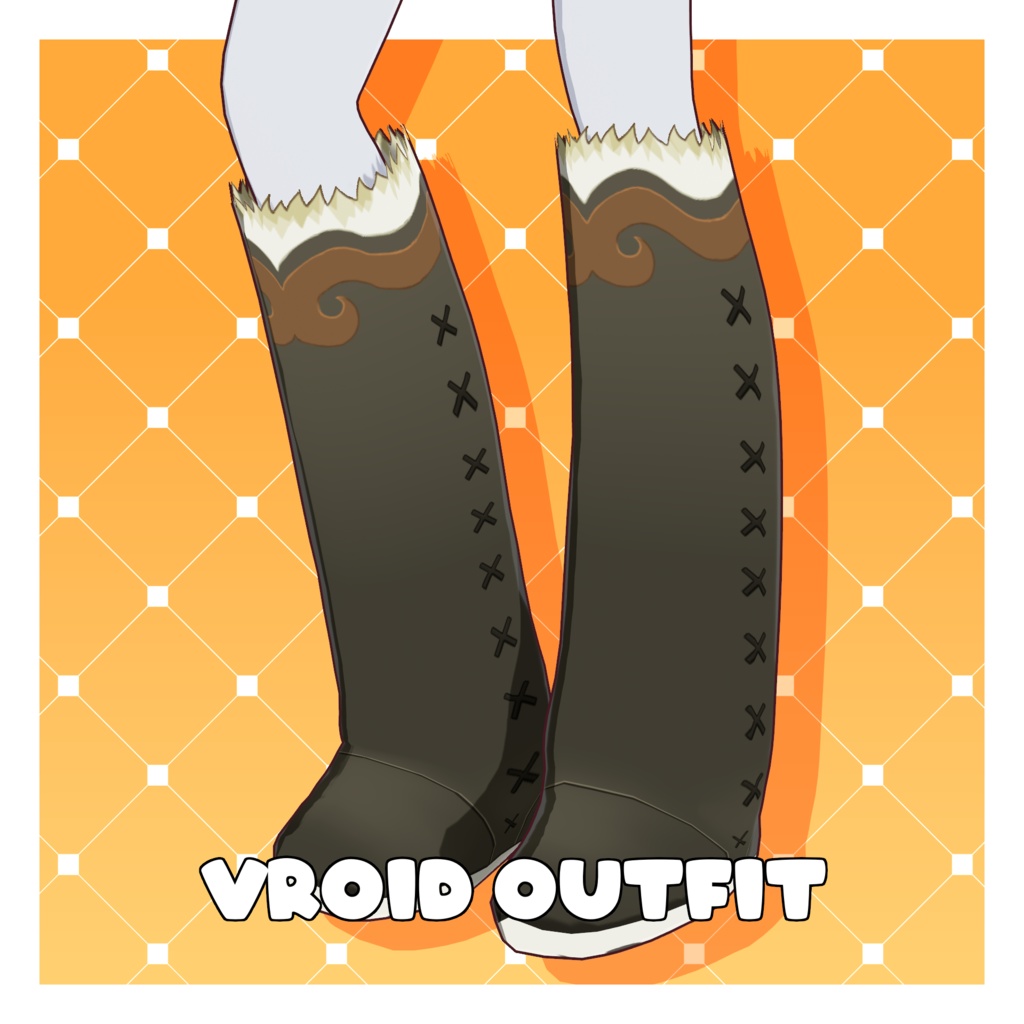 グオバフーディ衣装セット – 原神風【VRoid】 (Guoba Hoodie Set – Genshin-style)