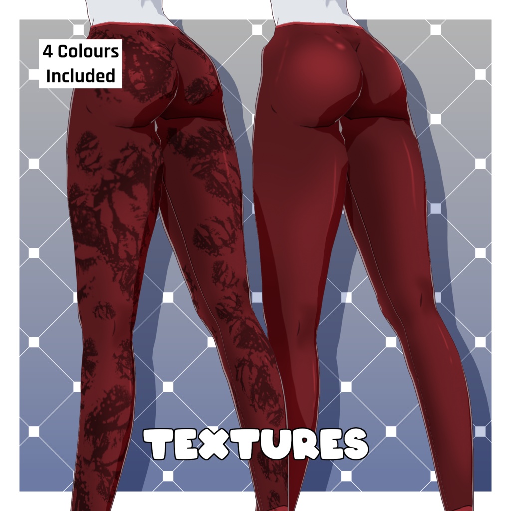 スポーツレギンス – 無地/柄【VRoid】 (Plain/Pattern Sports Leggings)