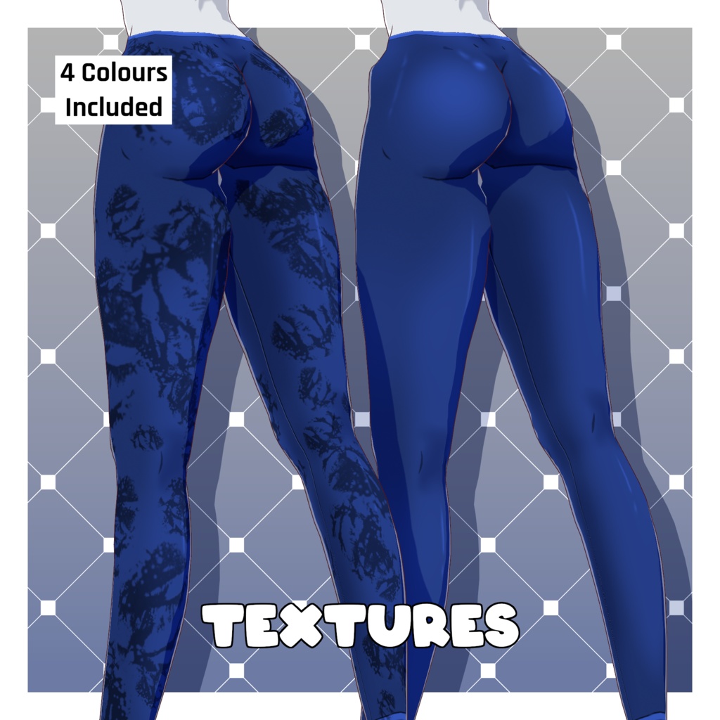 Plain/Pattern Sports Leggings [VRoid Texture/テクスチャ]