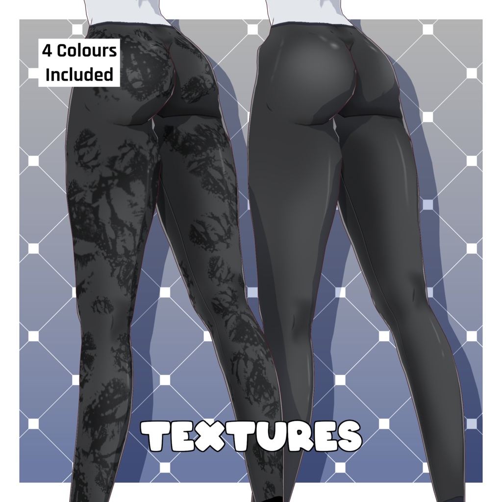 スポーツレギンス – 無地/柄【VRoid】 (Plain/Pattern Sports Leggings)