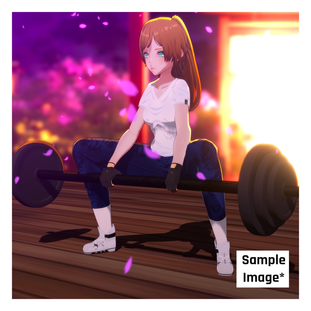 スポーツレギンス – 無地/柄【VRoid】 (Plain/Pattern Sports Leggings)