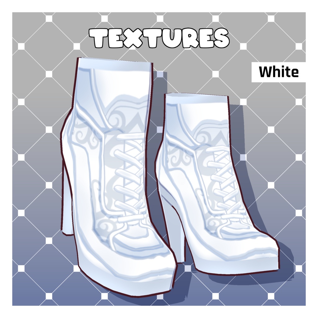 トレーナーヒールセット – 5足【VRoid】 (Trainer Heels – Pack of 5)