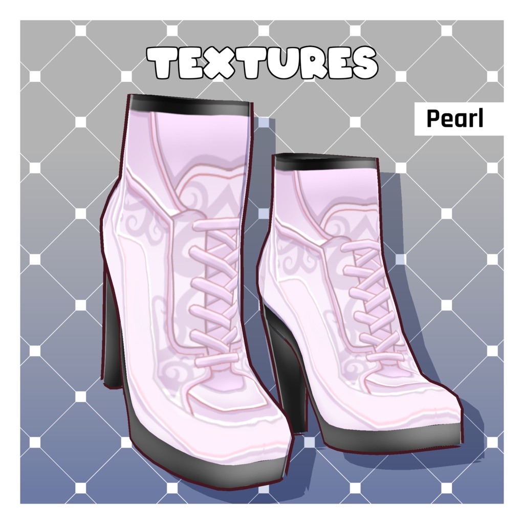 トレーナーヒールセット – 5足【VRoid】 (Trainer Heels – Pack of 5)