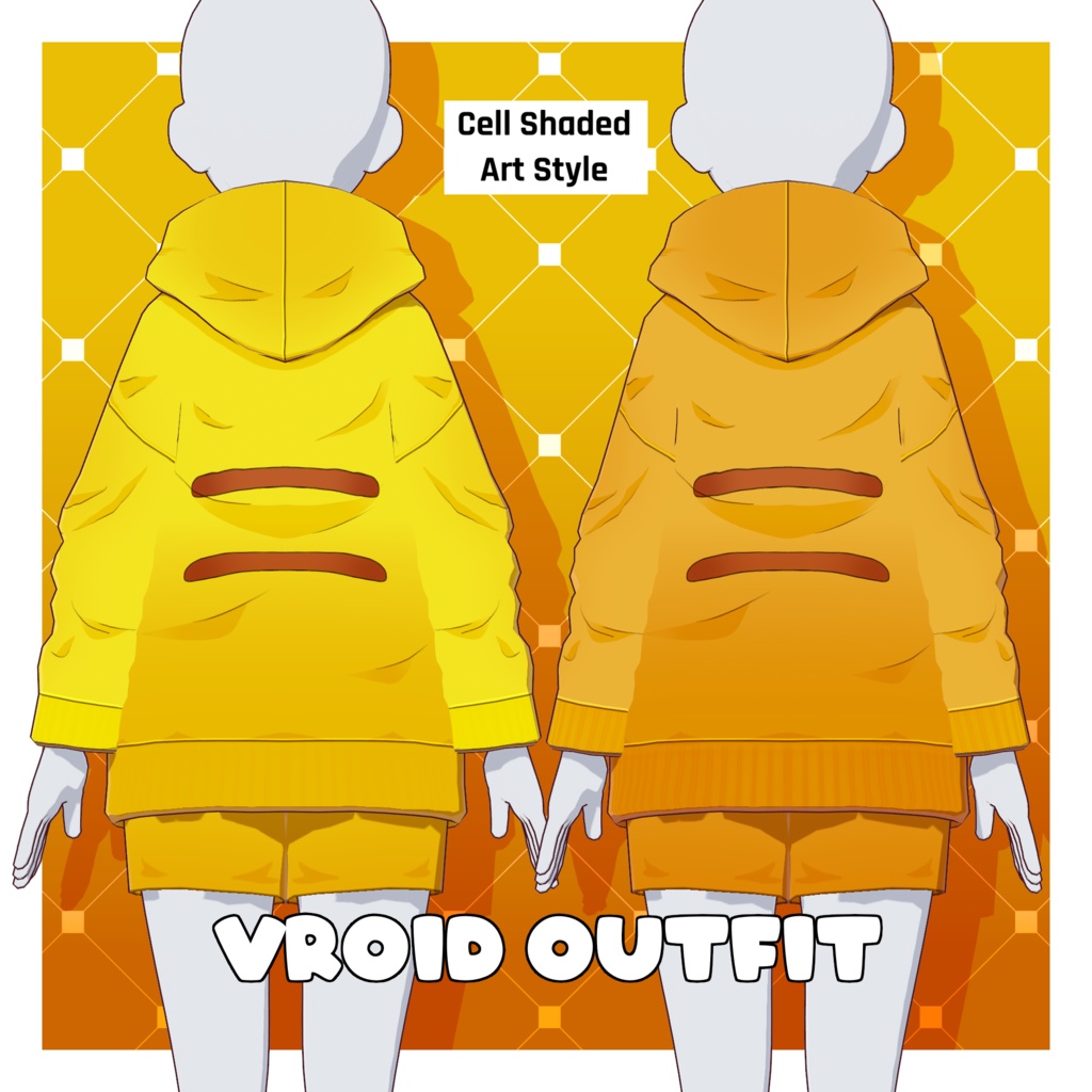 ピカチュウ&ライチュ衣装セット – ポケモン風【VRoid】 (Pikachu & Raichu Set – Pokémon-style)