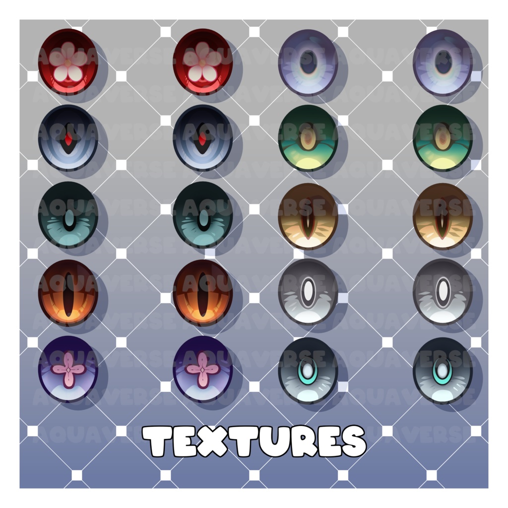 Eye Pack - Wuthering Waves Characters [VRoid Texture/テクスチャ]