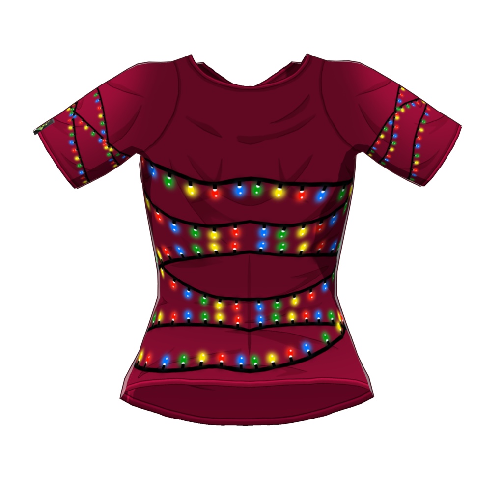 女性アニメTシャツ – 84種類【VRoid】 (84 x Female Anime T-Shirts)