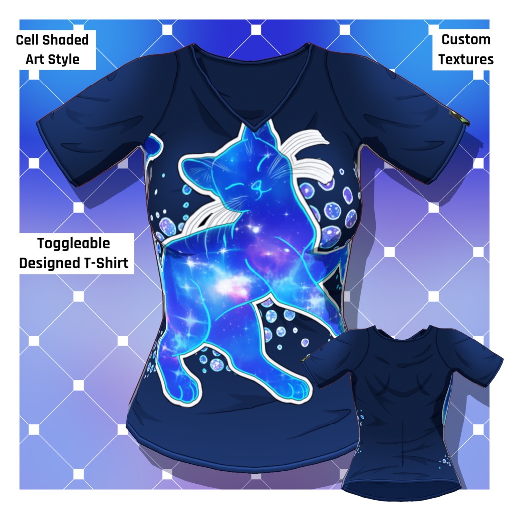 Anime T-Shirt: Design 19 [VRoid Texture/テクスチャ]