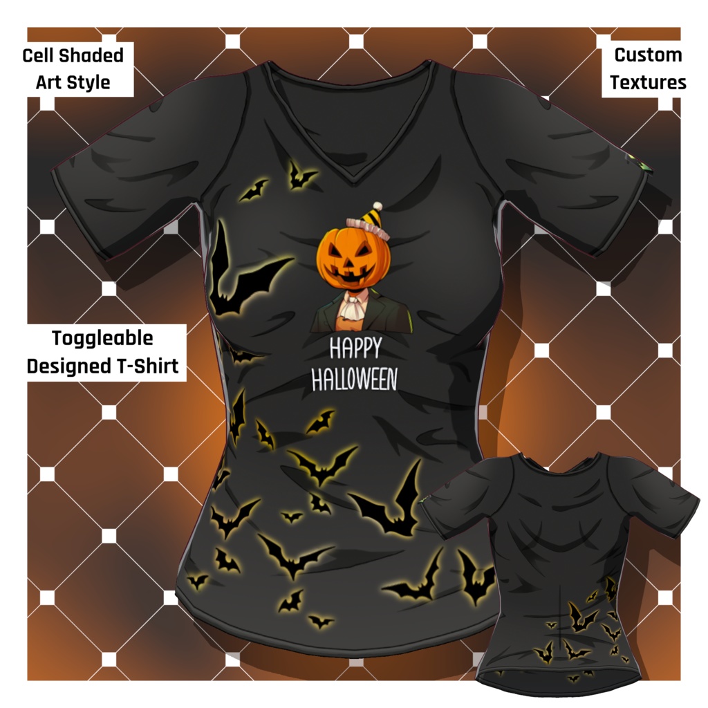 Anime T-Shirt: Design 22 [VRoid Texture/テクスチャ]
