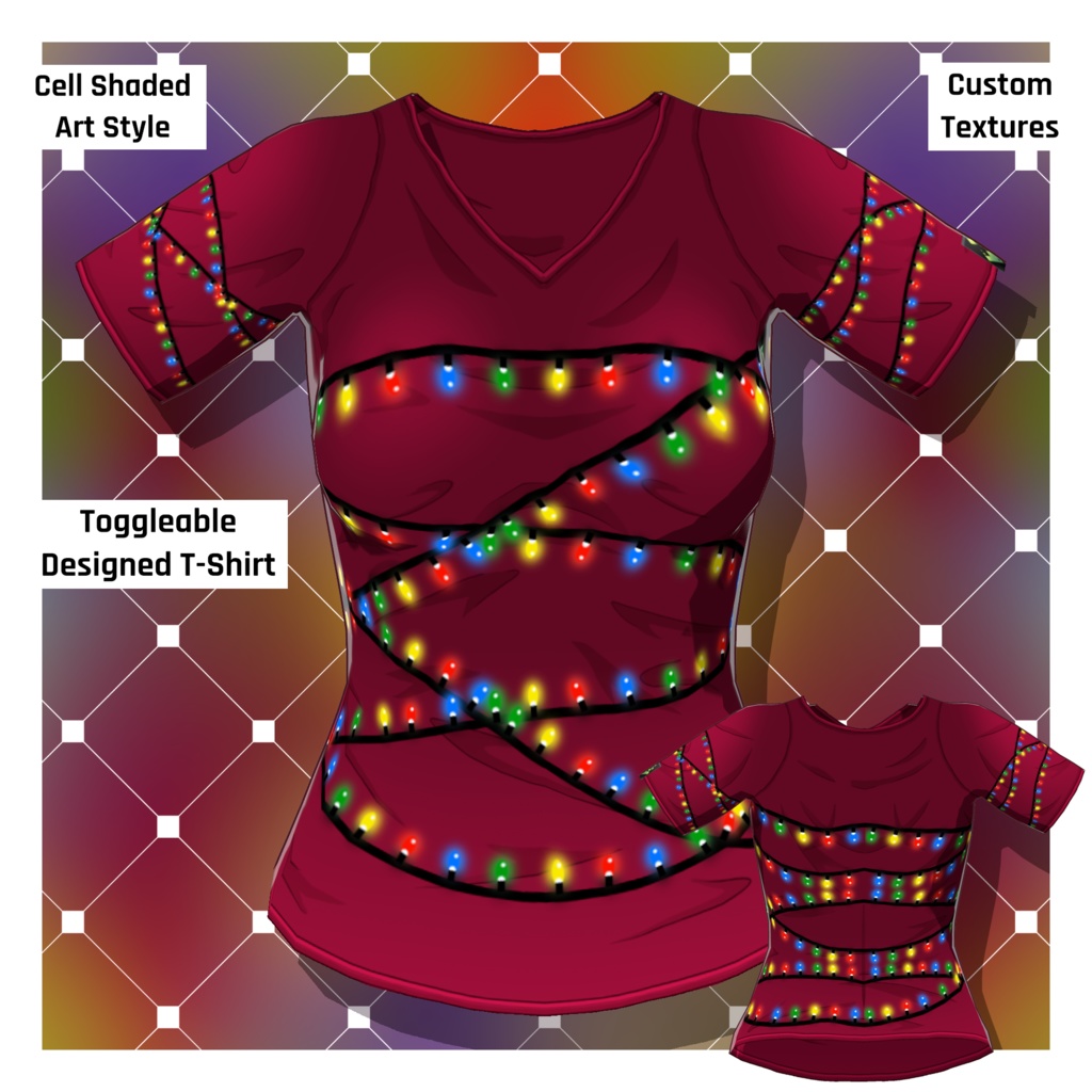 Anime T-Shirt: Design 30 [VRoid Texture/テクスチャ]