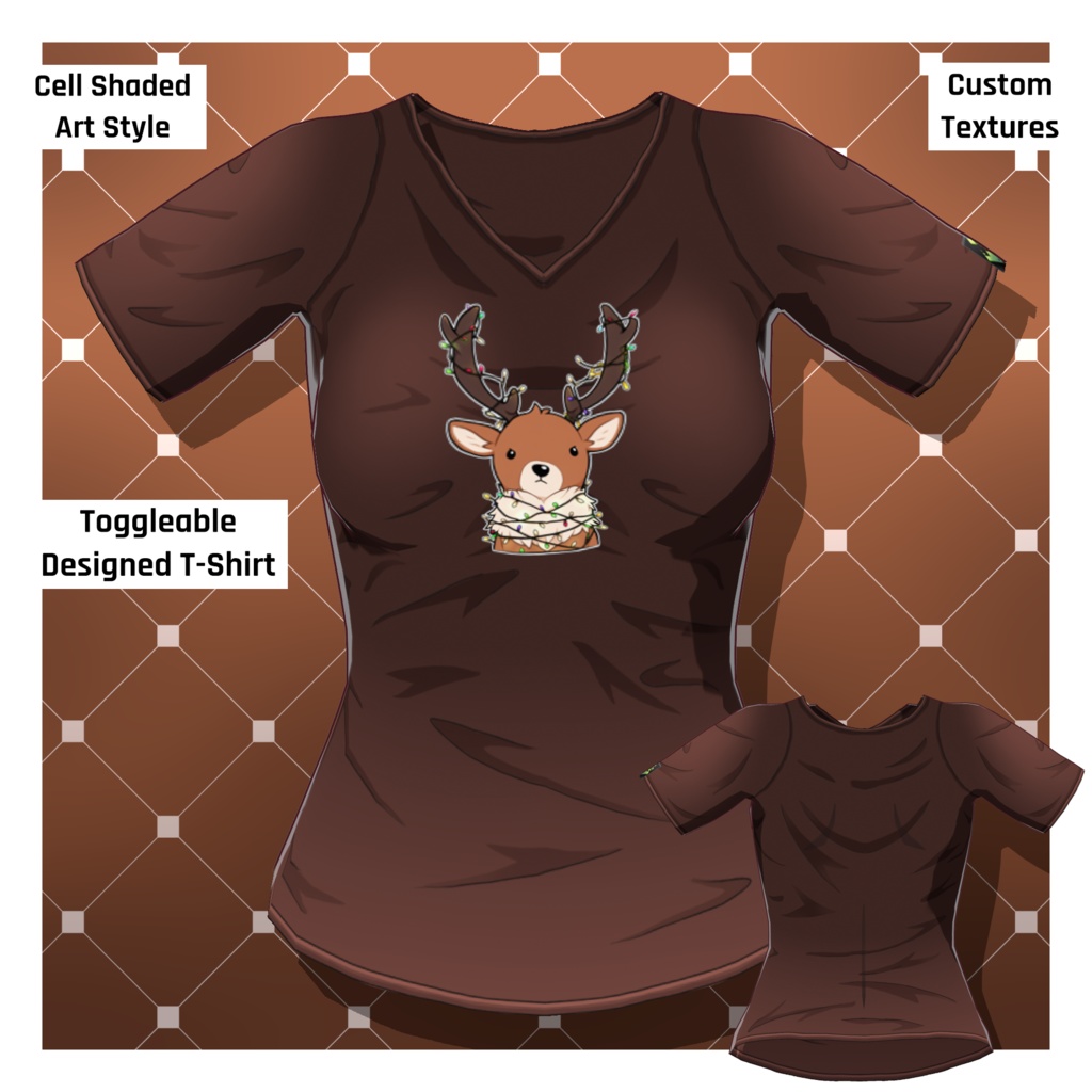 Anime T-Shirt: Design 31 [VRoid Texture/テクスチャ]