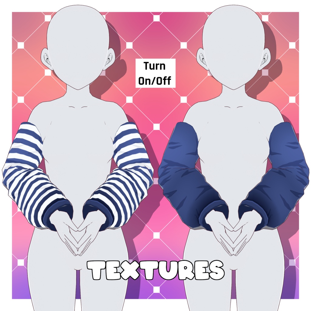 パフスリーブデザイナーパック【VRoid】 (Puffy Sleeves Designer Pack)