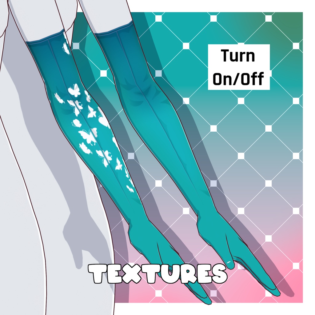 エレガントスリーブデザイナーパック【VRoid】 (Elegant Sleeves Designer Pack)