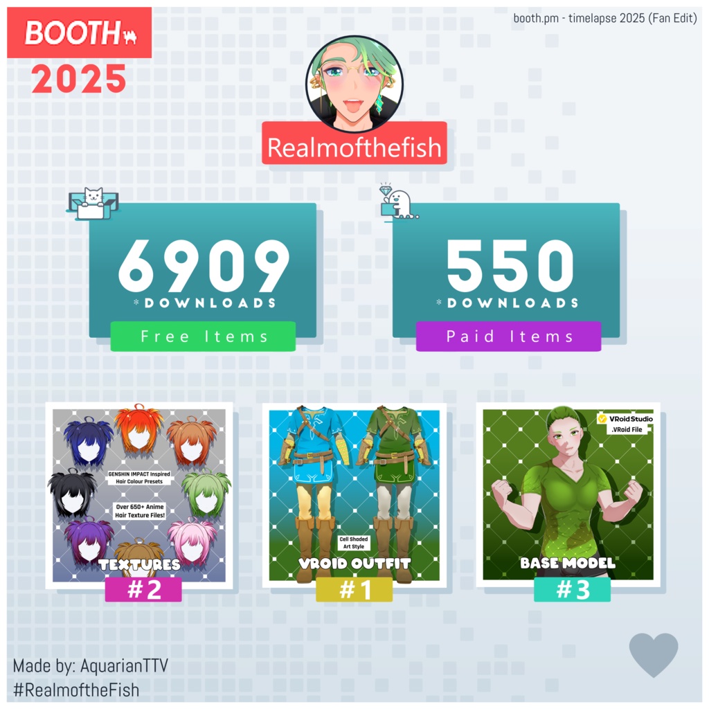 (FREE) Booth.pm Graphic 2025 EoY