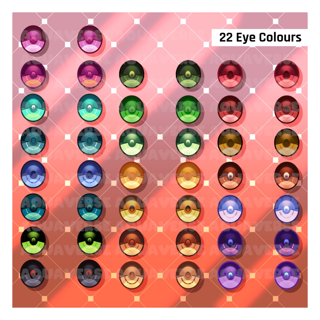 アニメ風女性Vチューバースターターバンドル / ベース + スキン + 髪型 + アイライナー + 目 + メガネ 【VRoid】 (Anime-Style Female vTuber Starter Bundle / Base + Skin + Hair + Eyeliner + Eyes + Glasses)