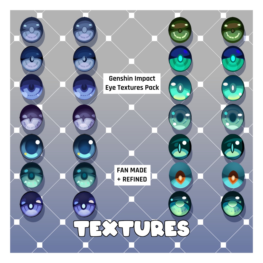 究極の顔の質感バンドル 【VRoid】 Ultimate Face Texture Bundle