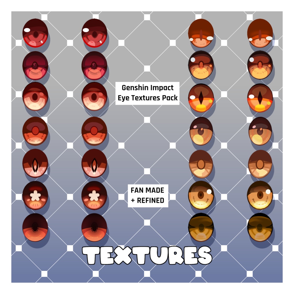 究極の顔の質感バンドル 【VRoid】 Ultimate Face Texture Bundle