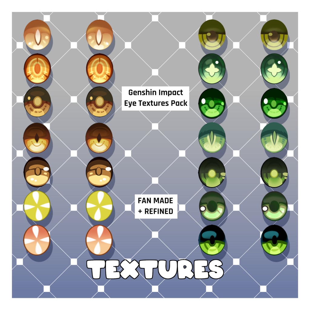 究極の顔の質感バンドル 【VRoid】 Ultimate Face Texture Bundle