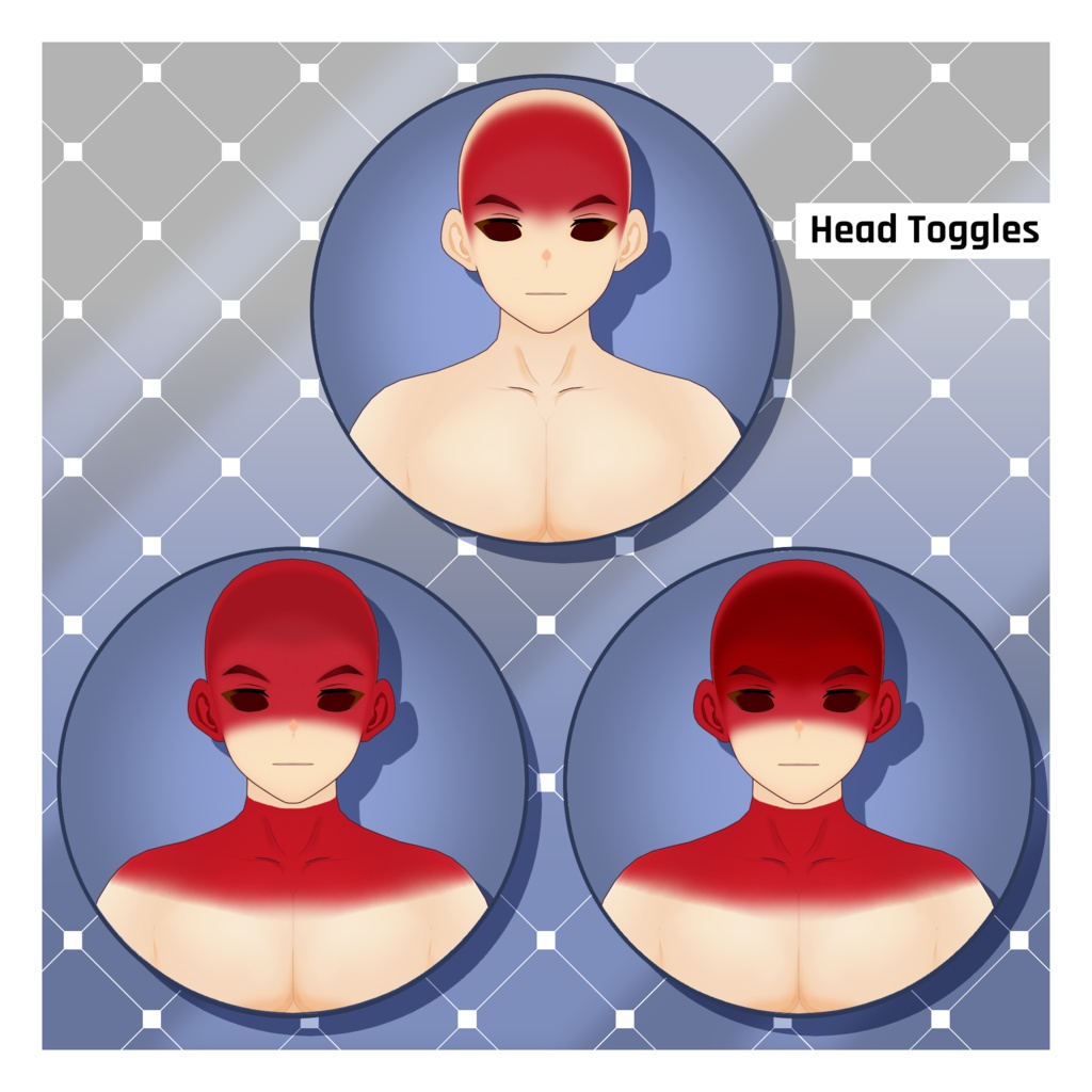 ファンタジーボディグラデーション 【VRoid】 Fantasy Body Gradients