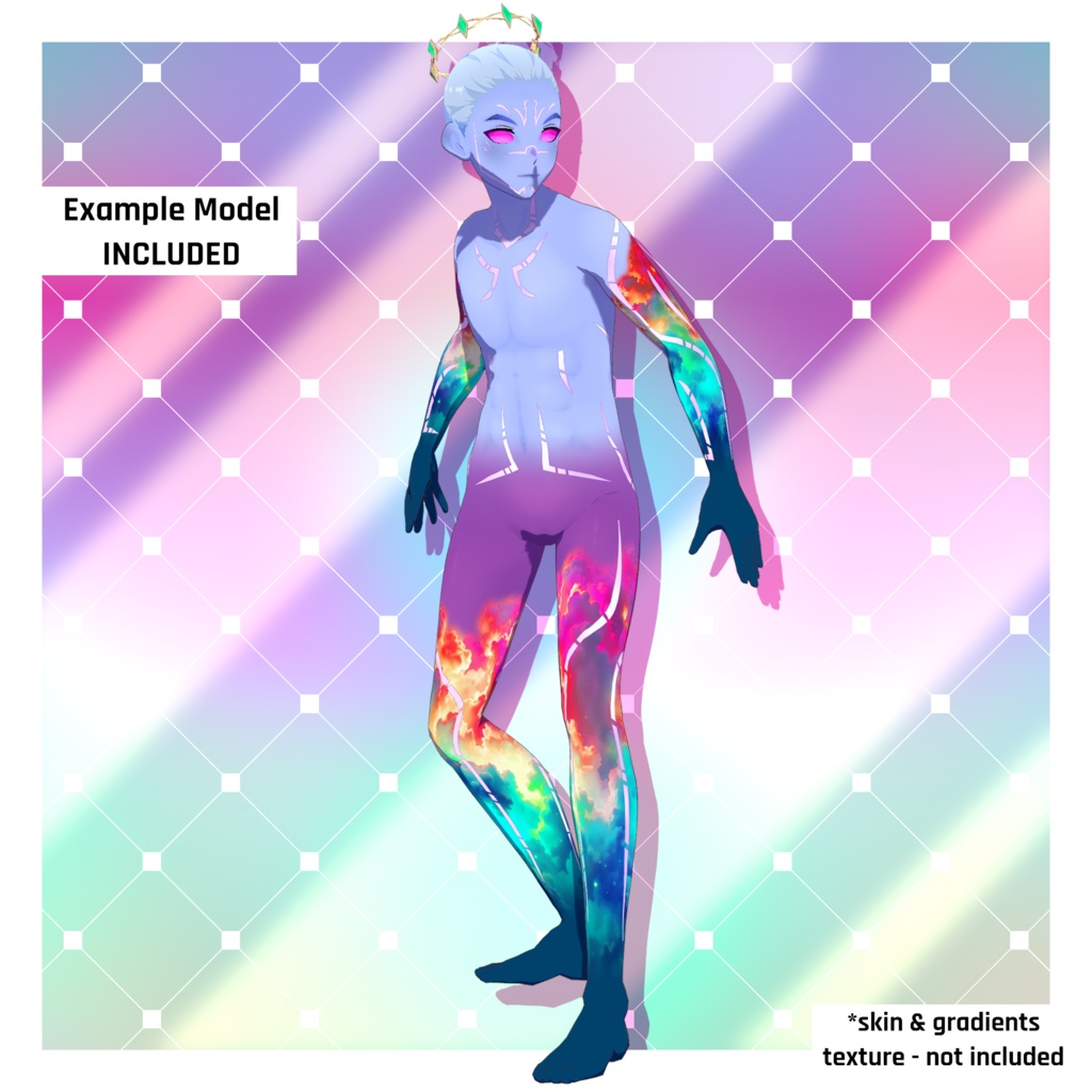 エレメンタル - セレスティアルテクスチャパック 【VRoid】 Elemental - Celestial Texture Pack