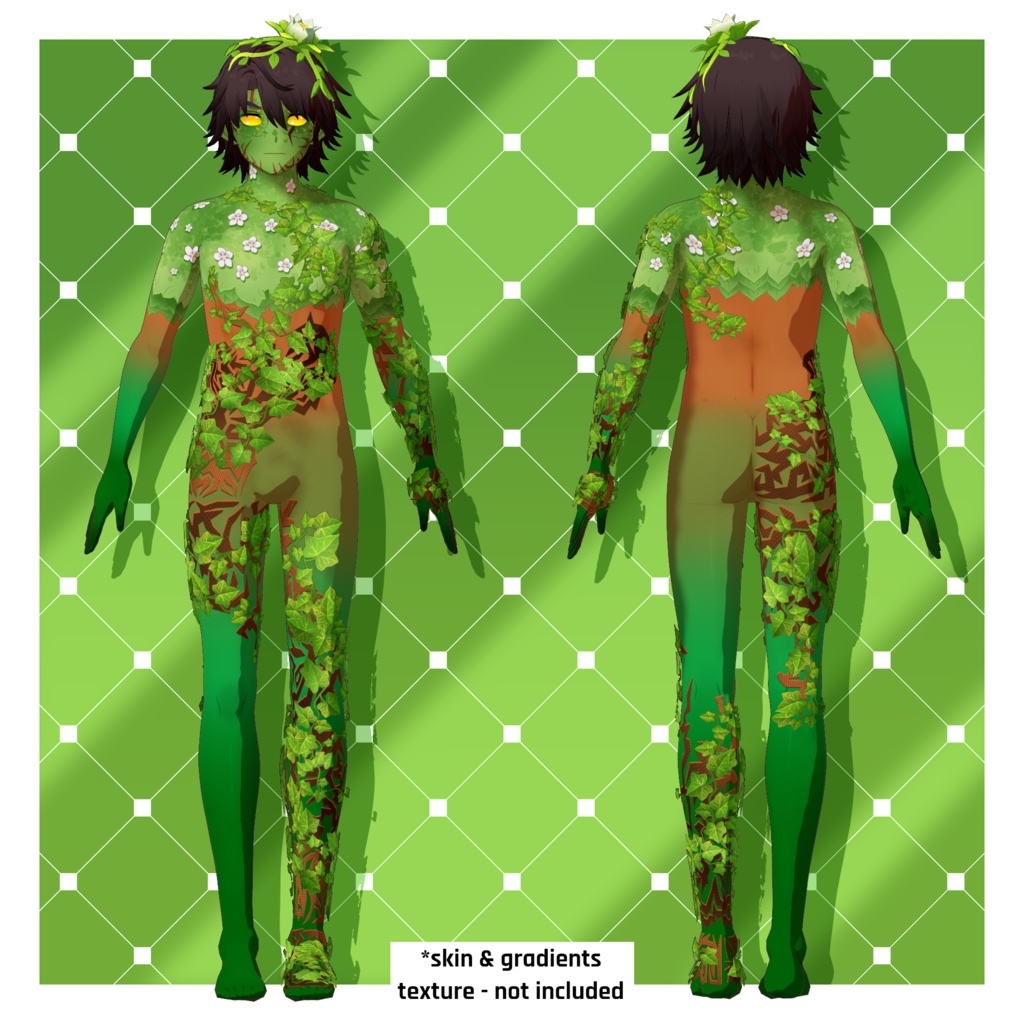 エレメンタル - アーススピリットテクスチャパック 【VRoid】 Elemental - Earth Spirit Texture Pack