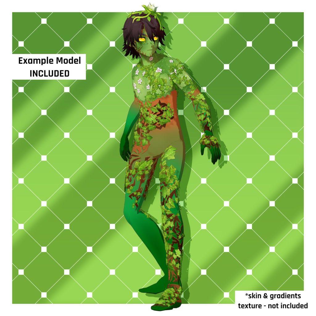 エレメンタル - アーススピリットテクスチャパック 【VRoid】 Elemental - Earth Spirit Texture Pack
