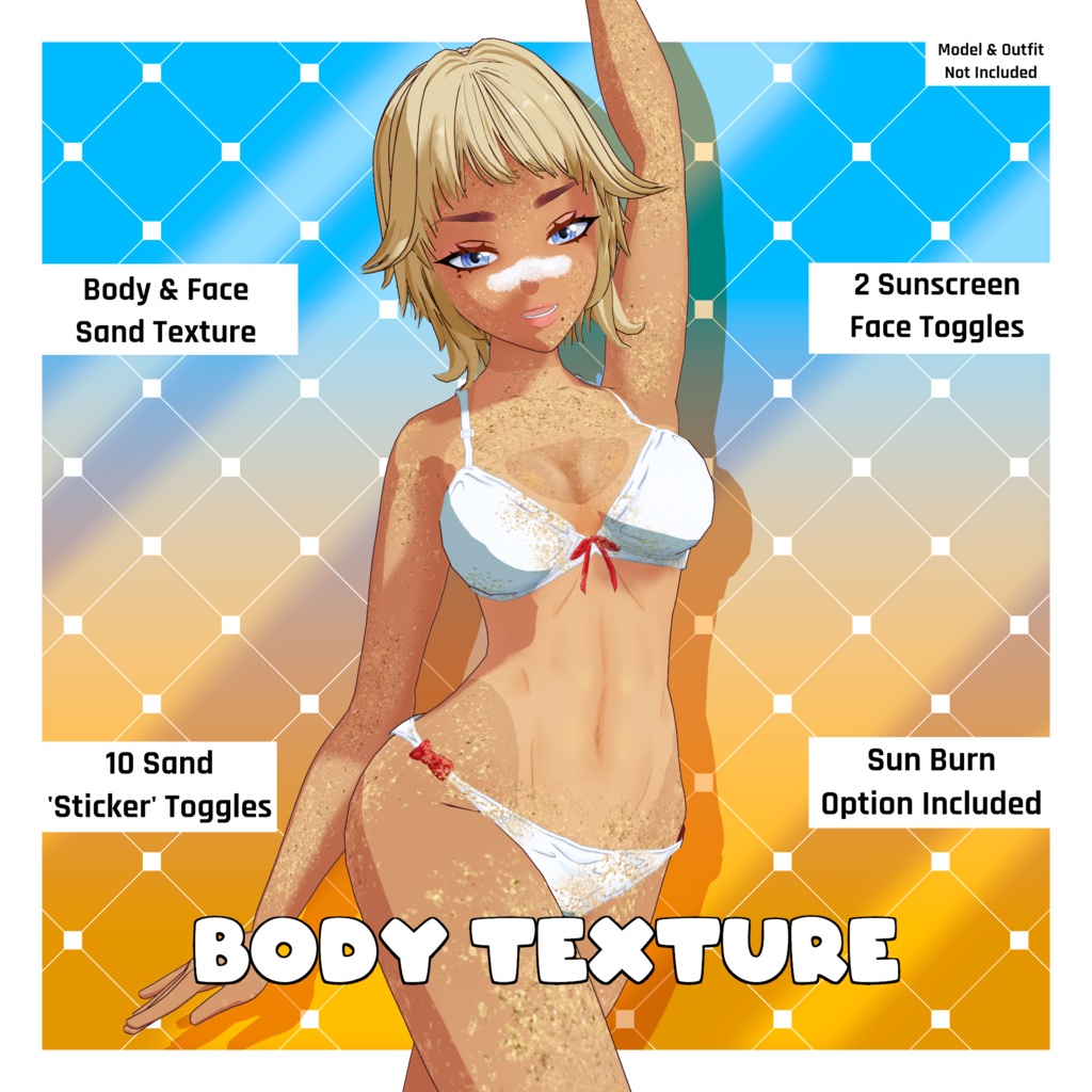 ビーチパック - 夏用 【VRoid】 Beach Pack - Summer Time