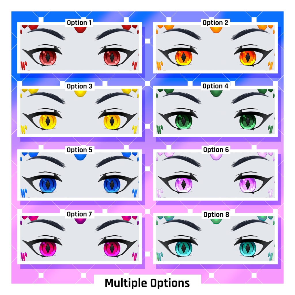 ファンタジードラゴンのボディテクスチャパック x 16 【VRoid】 Fantasy Dragon Body Texture Pack x 16