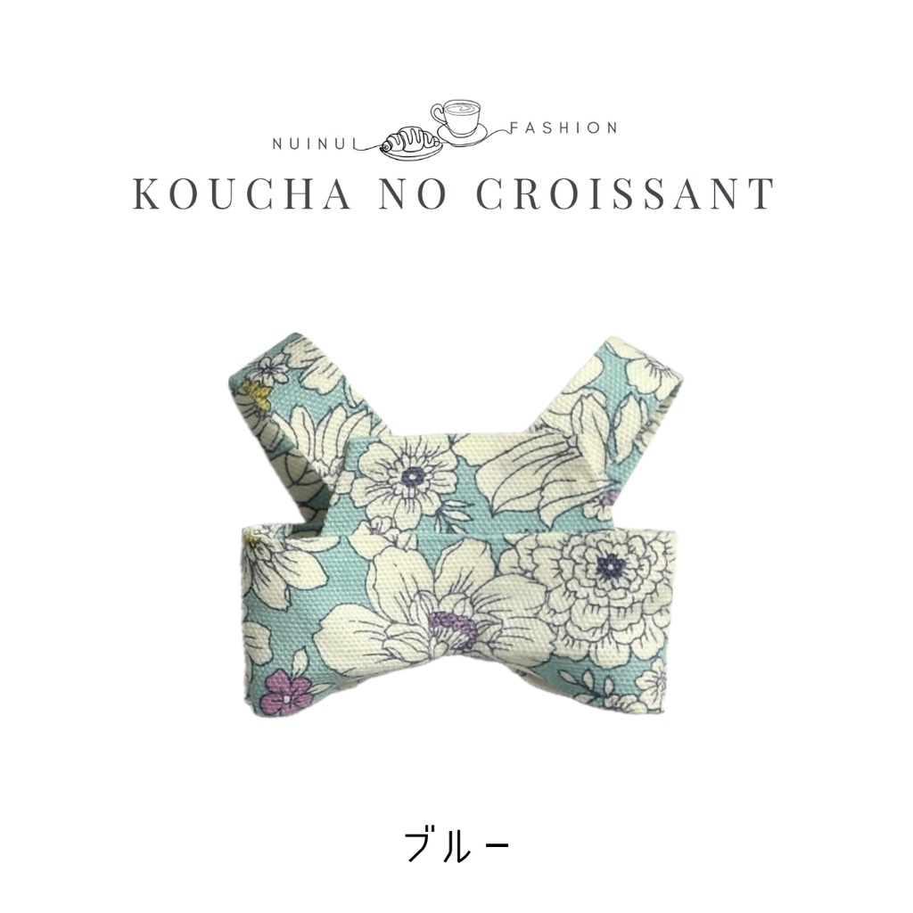 12㎝ぬい用 花柄サロペット