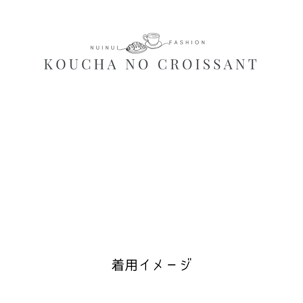 12㎝ぬい用 花柄サロペット