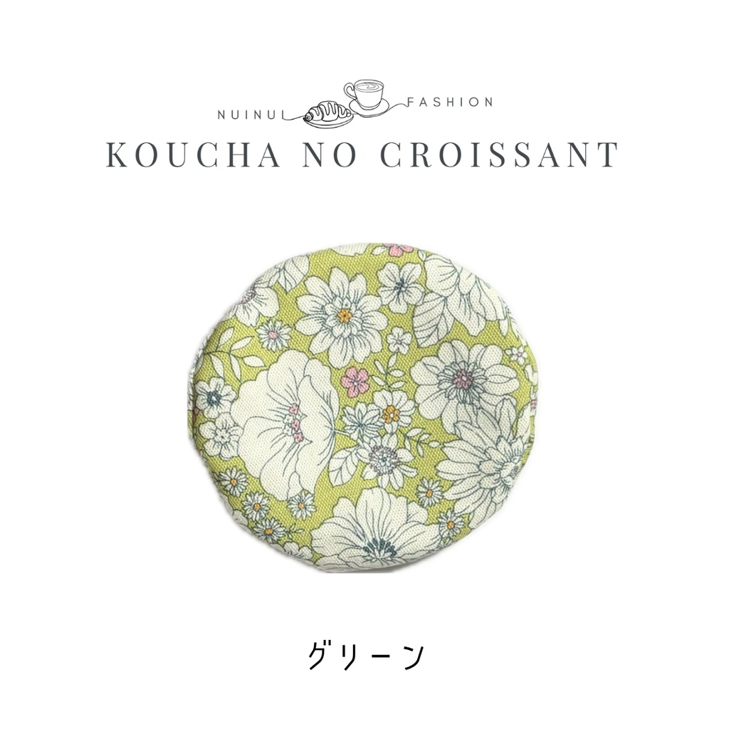 12cmぬい用 花柄ベレー帽