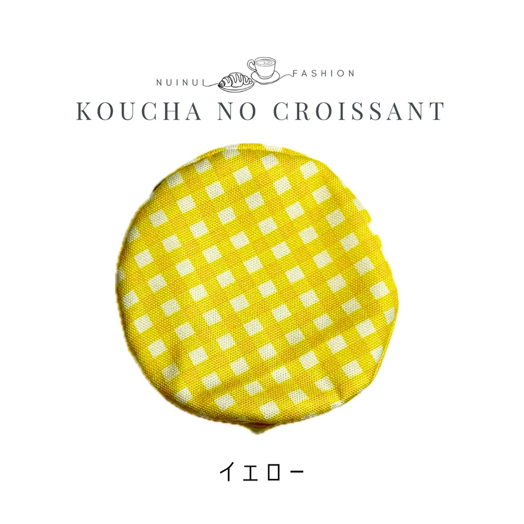 12cmぬい用 カラフルチェックベレー帽