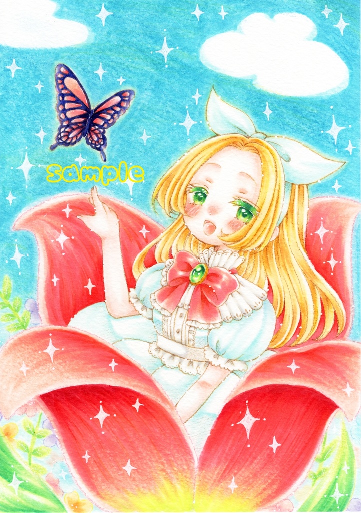原画【ちいさなお姫さま】