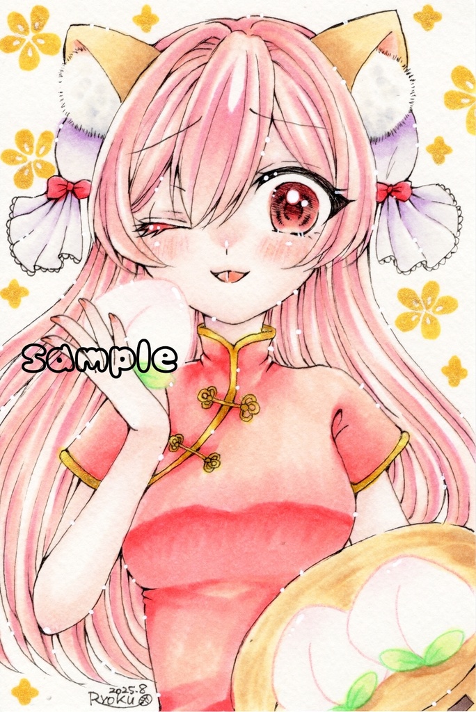 原画【チャイナもも】